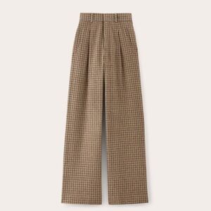 Everlane Wide Leg Pants Brown Black